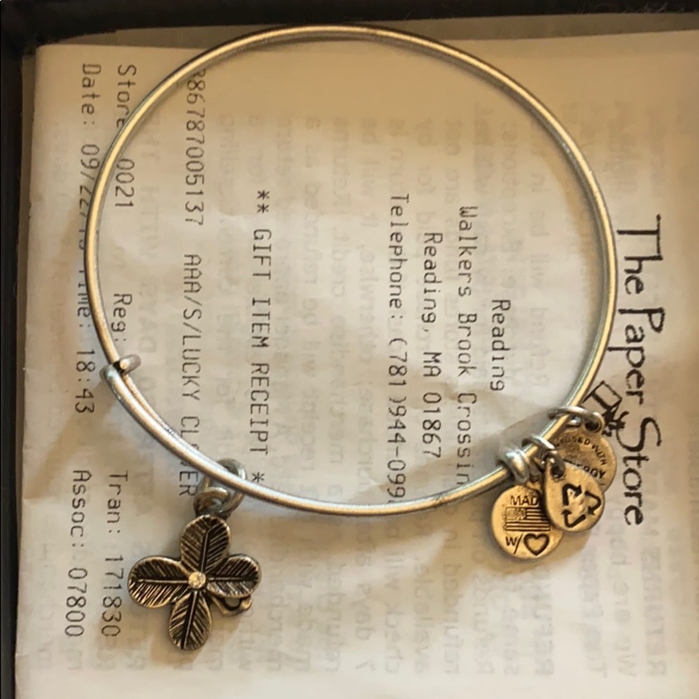 Alex and Ani Lucky Clover Bracelet